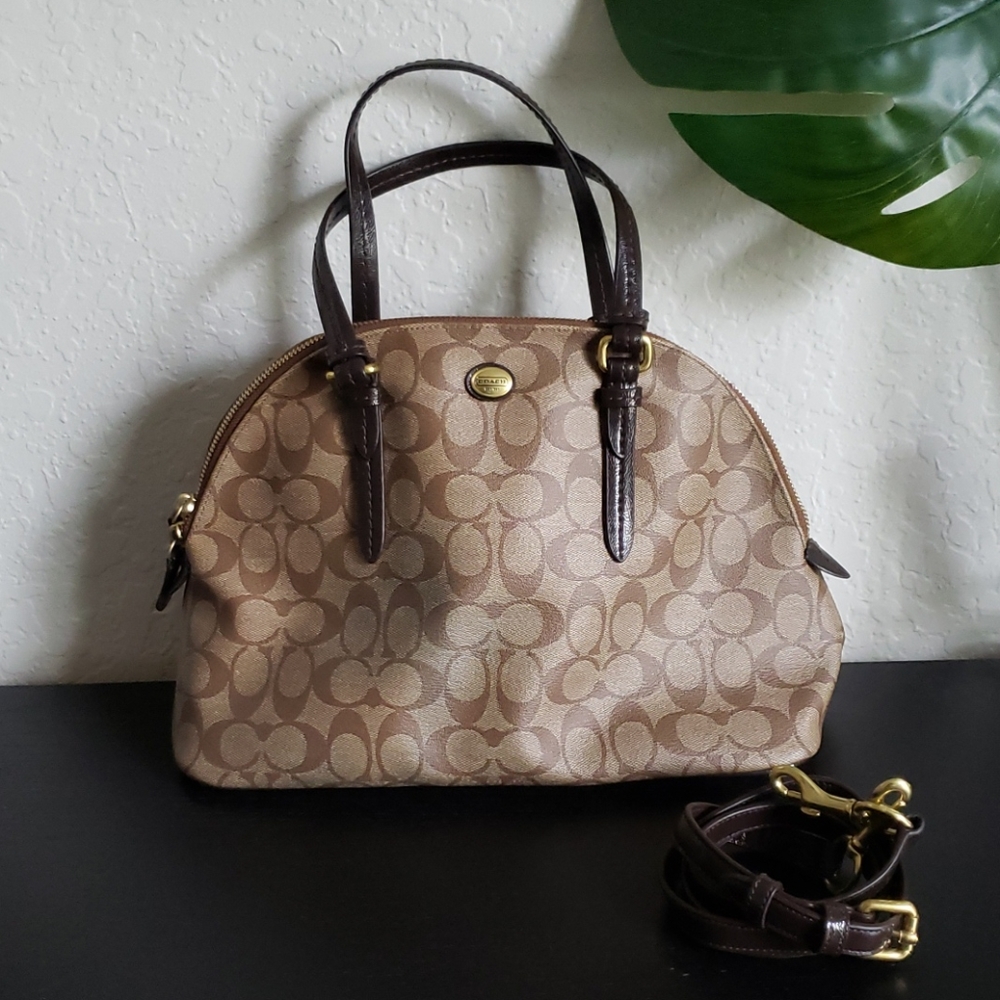 Coach Monogram Satchel Bag